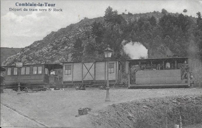 Tramway vicinal à Comblain-la-Tour